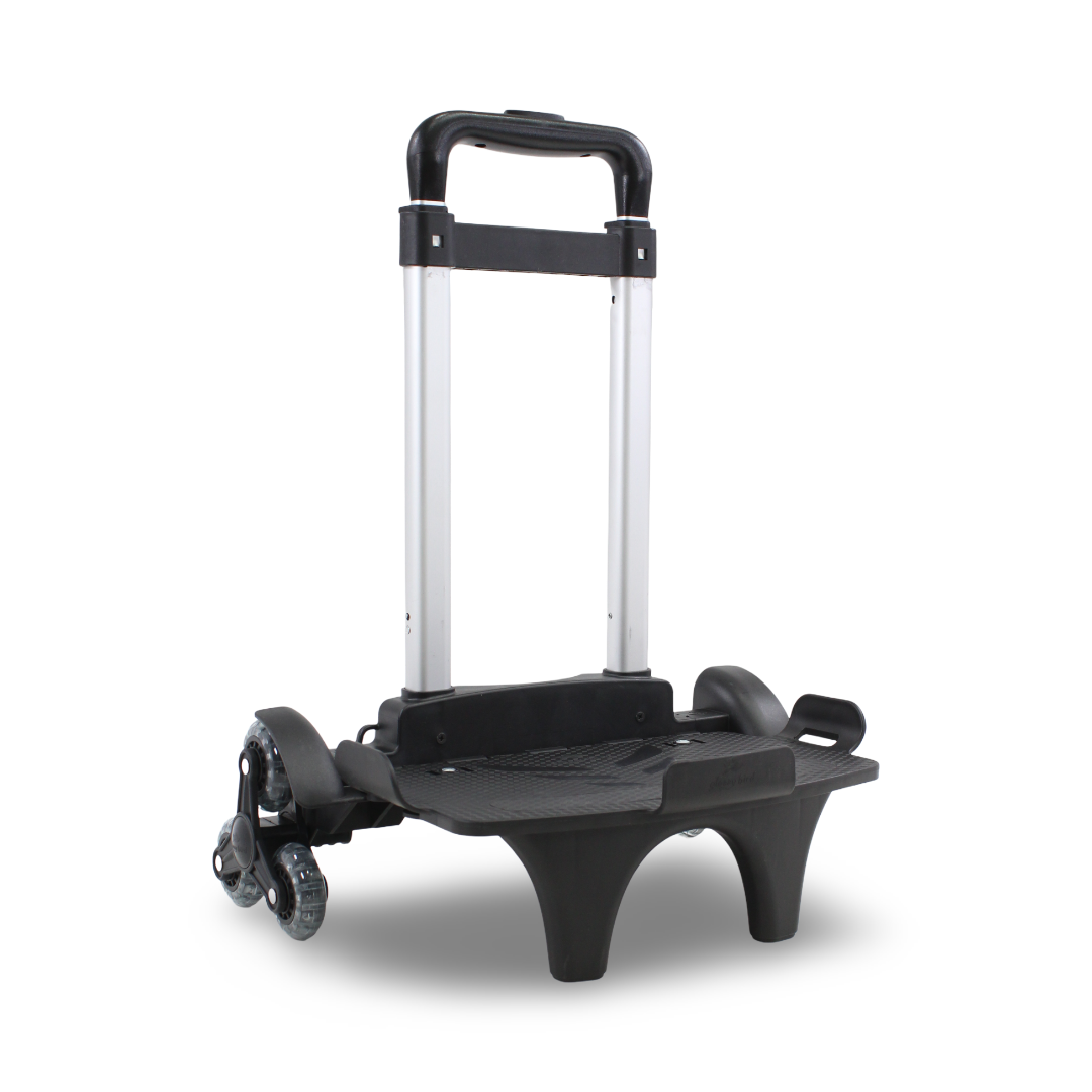 Glossy Bird Trolley Bag Holder – Black (Size: 16-18 Inches) - School