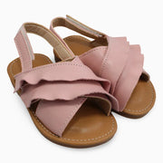 Girls Leather Sandals – Ruffles
