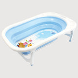 Blue Happy Baby Foldable Bathtub (Sleeping Cat)