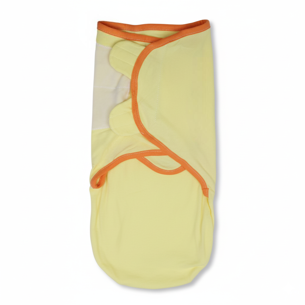 Unisex Baby Swaddle – Yellow - Clothing - Happy Baby