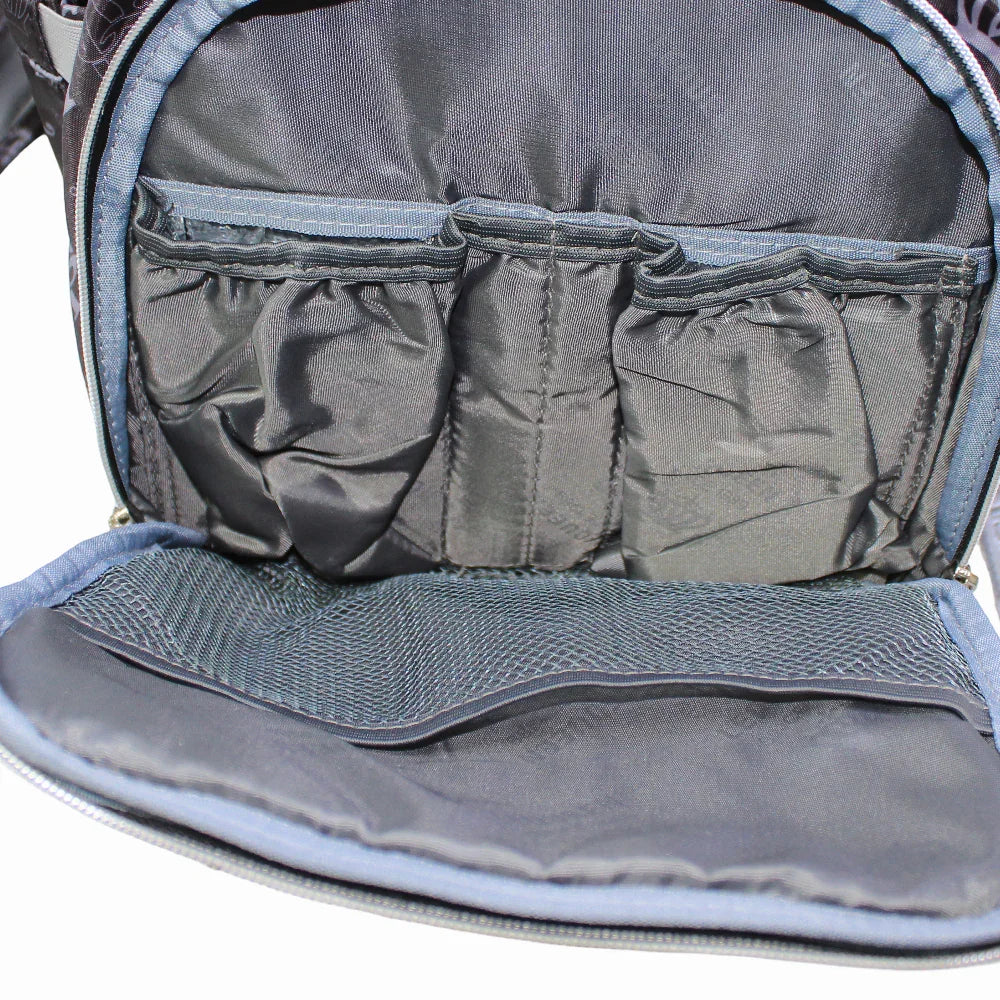 LeQueen Diamond 8th Special Edition Tag Caro Soft Waterproof Diaper Bag - Black