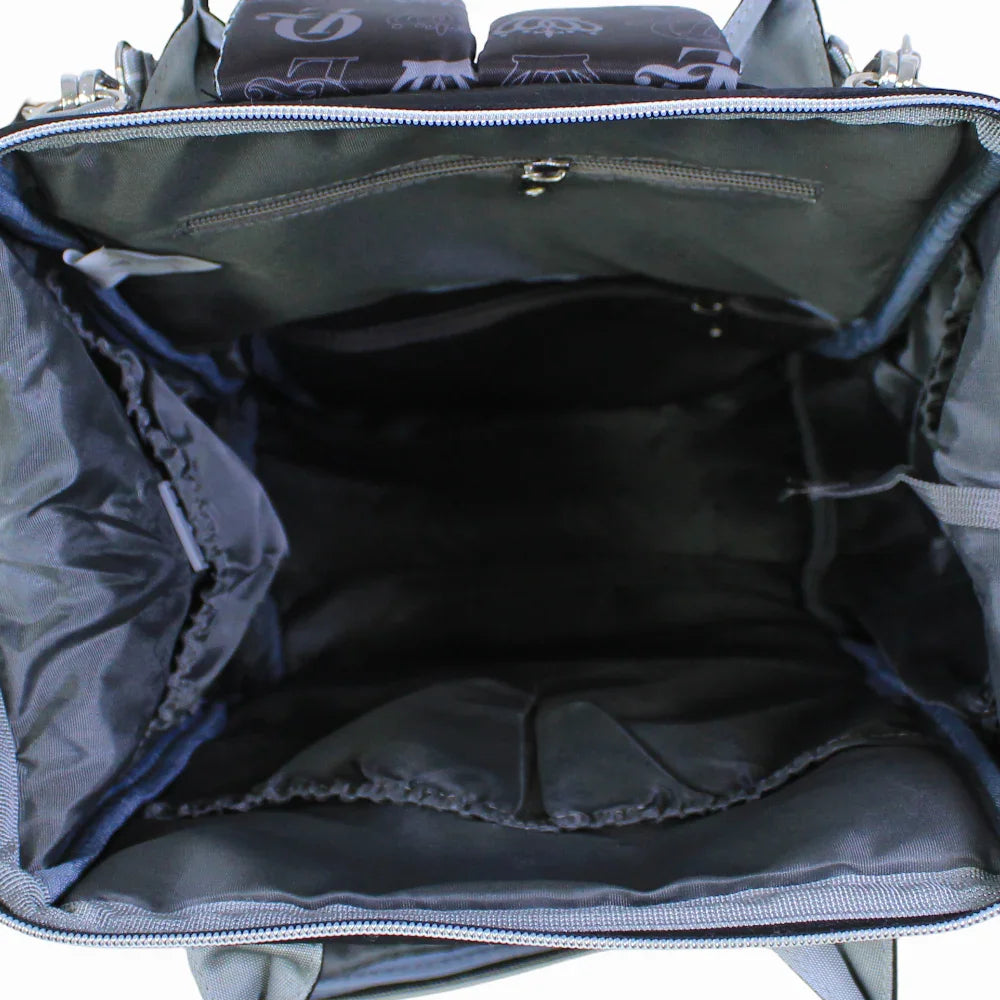 LeQueen Diamond 8th Special Edition Tag Caro Soft Waterproof Diaper Bag - Black