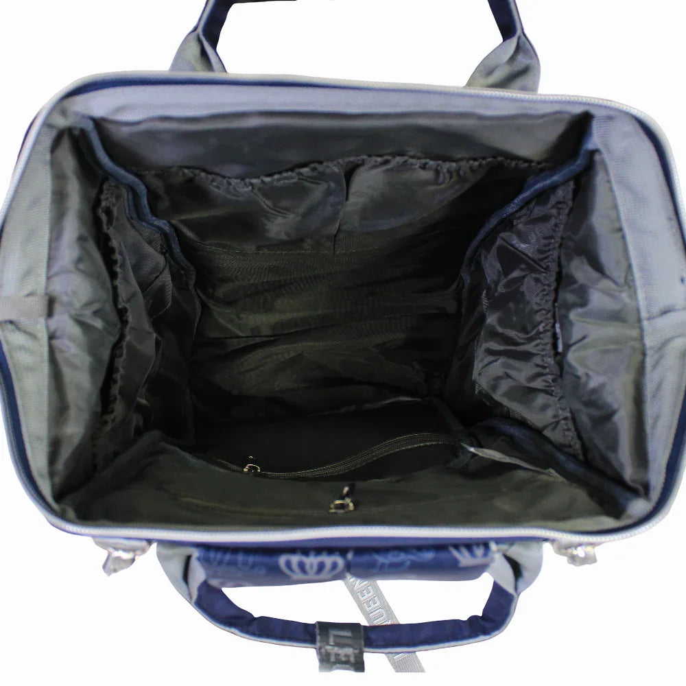 LeQueen Diamond 8th Special Edition Soft Waterproof Diaper Bag - Blue