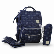 LeQueen Diamond 8th Special Edition Soft Waterproof Diaper Bag - Navy Blue