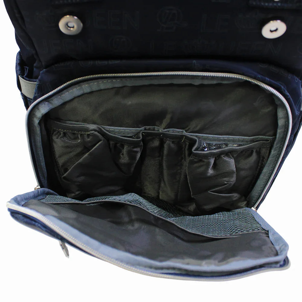 LeQueen Diamond 8th Special Edition Soft Waterproof Diaper Bag - Blue