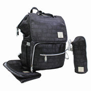 LeQueen Diamond 8th Special Edition Soft Waterproof Diaper Bag - Black