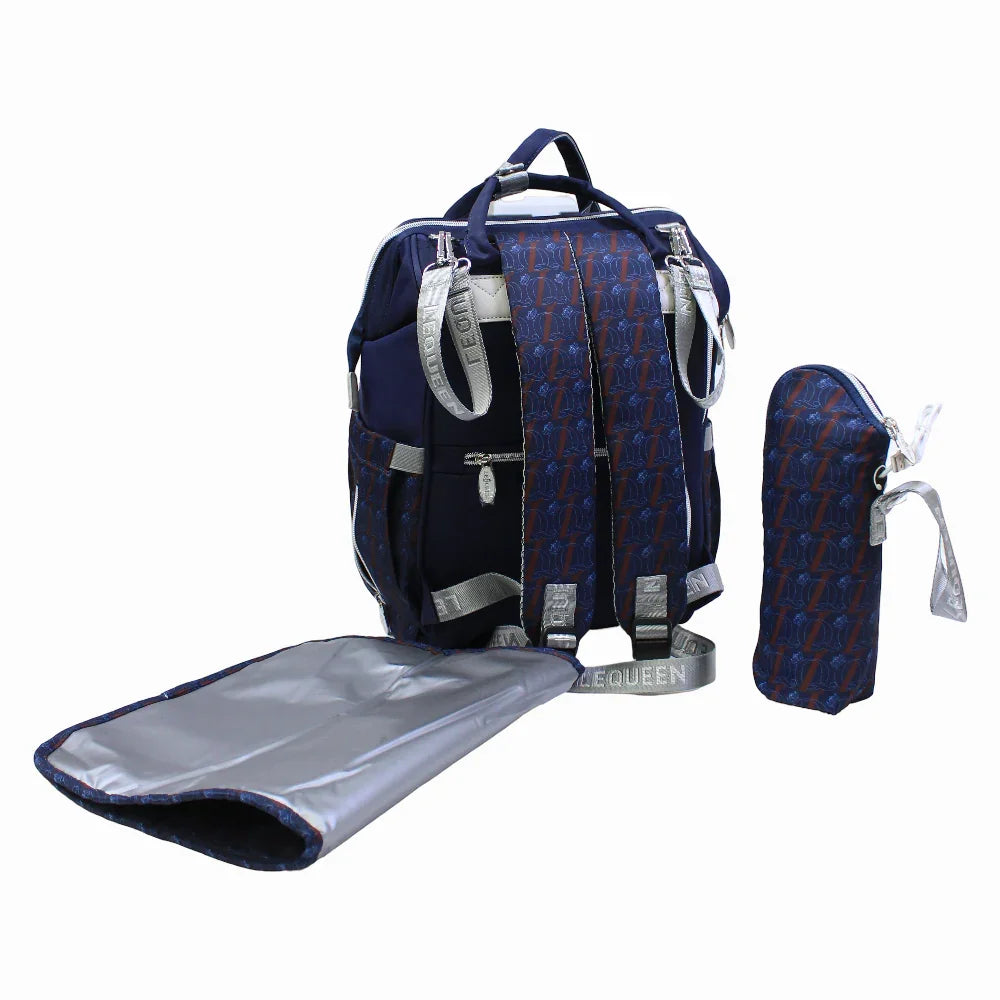 LeQueen Diamond 8th Special Edition Soft Waterproof Diaper Bag - Blue