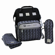 LeQueen Diamond 8th Special Edition Soft Waterproof Diaper Bag - Black