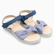 Girls Sandals – White & Blue
