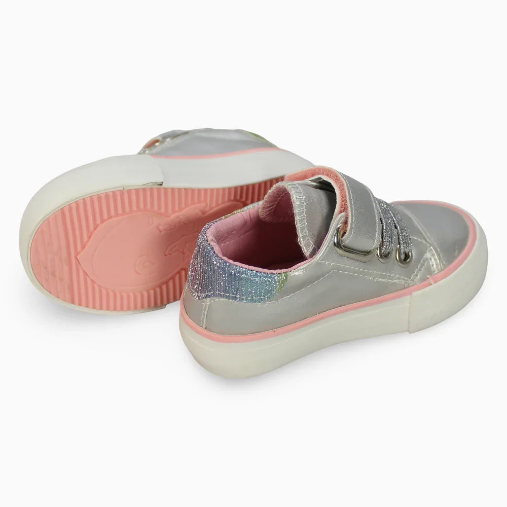 Girls Leather Sneakers