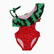 Baby Girls Swimsuit - Watermelon Design