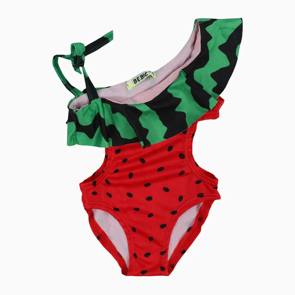 Baby Girls Swimsuit - Watermelon Design