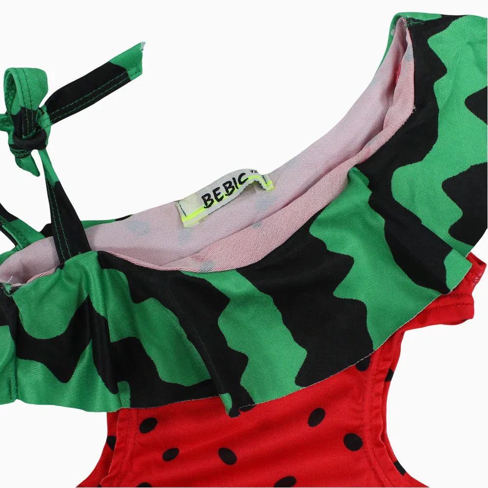 Baby Girls Swimsuit - Watermelon Design