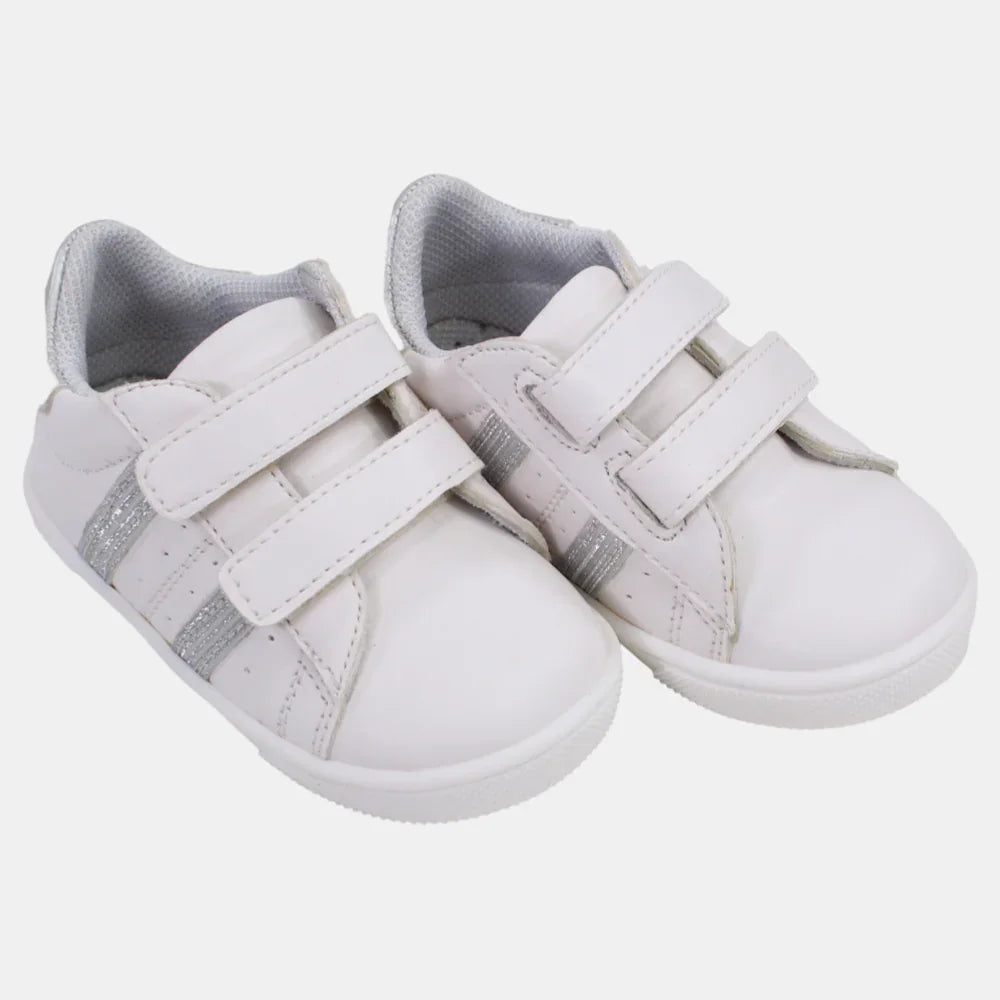 Baby Girls Leather Sneakers