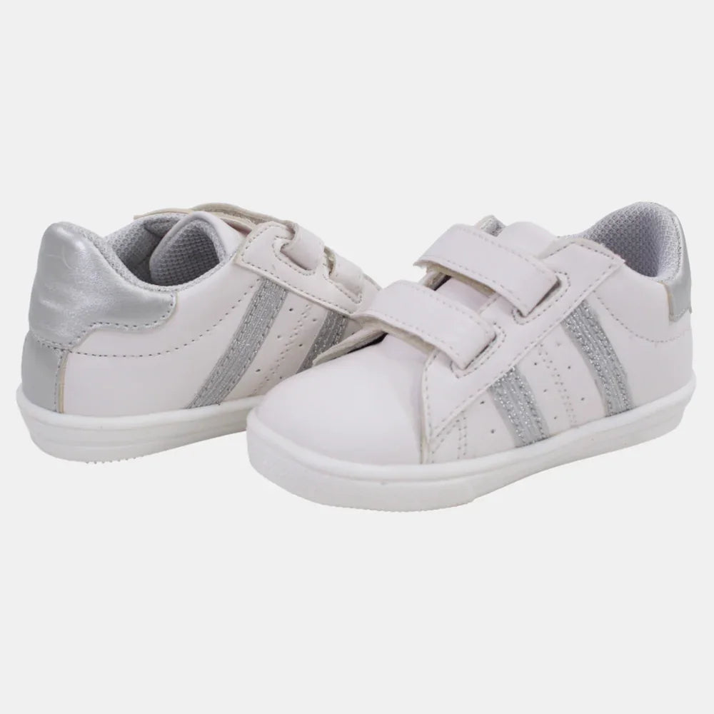 Baby Girls Leather Sneakers