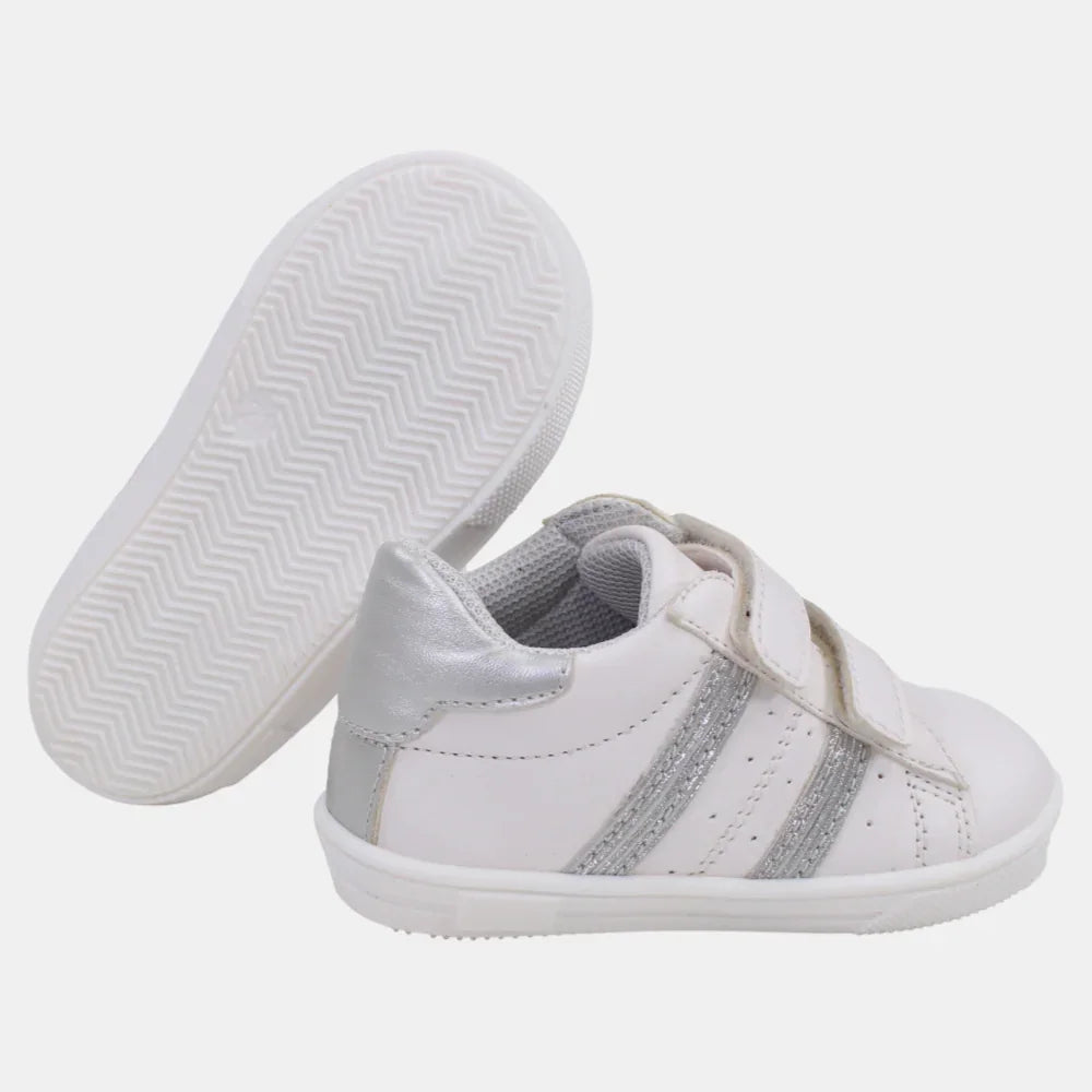Baby Girls Leather Sneakers