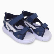 Boys Leather Sandals – Navy