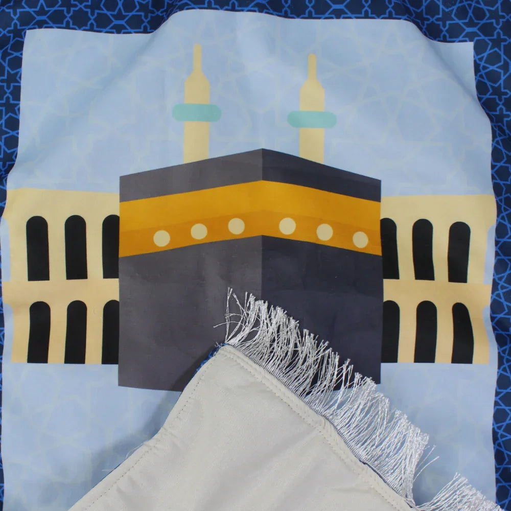 Prayer Mat – Baby Blue / Navy