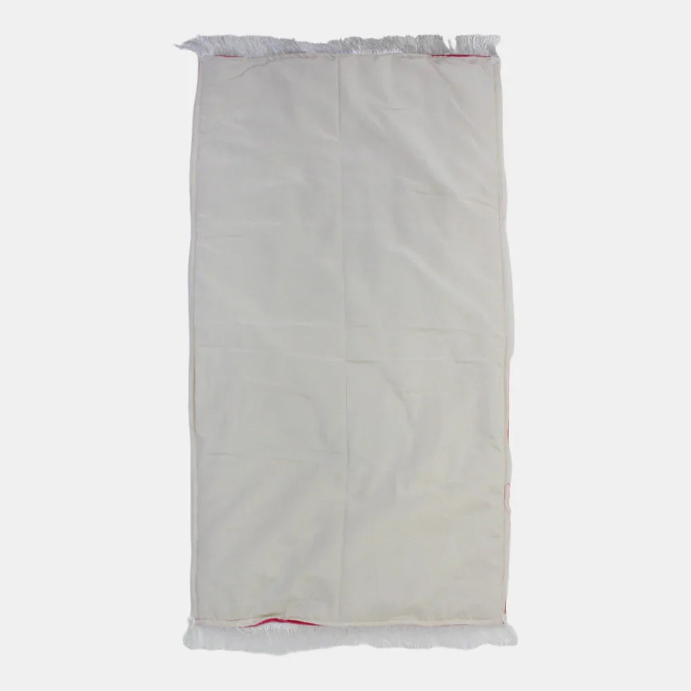 Prayer Mat – White & Fuchsia