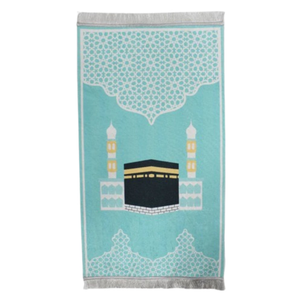 Aqua Prayer Mat With Ka'aba - Party - Ourkids