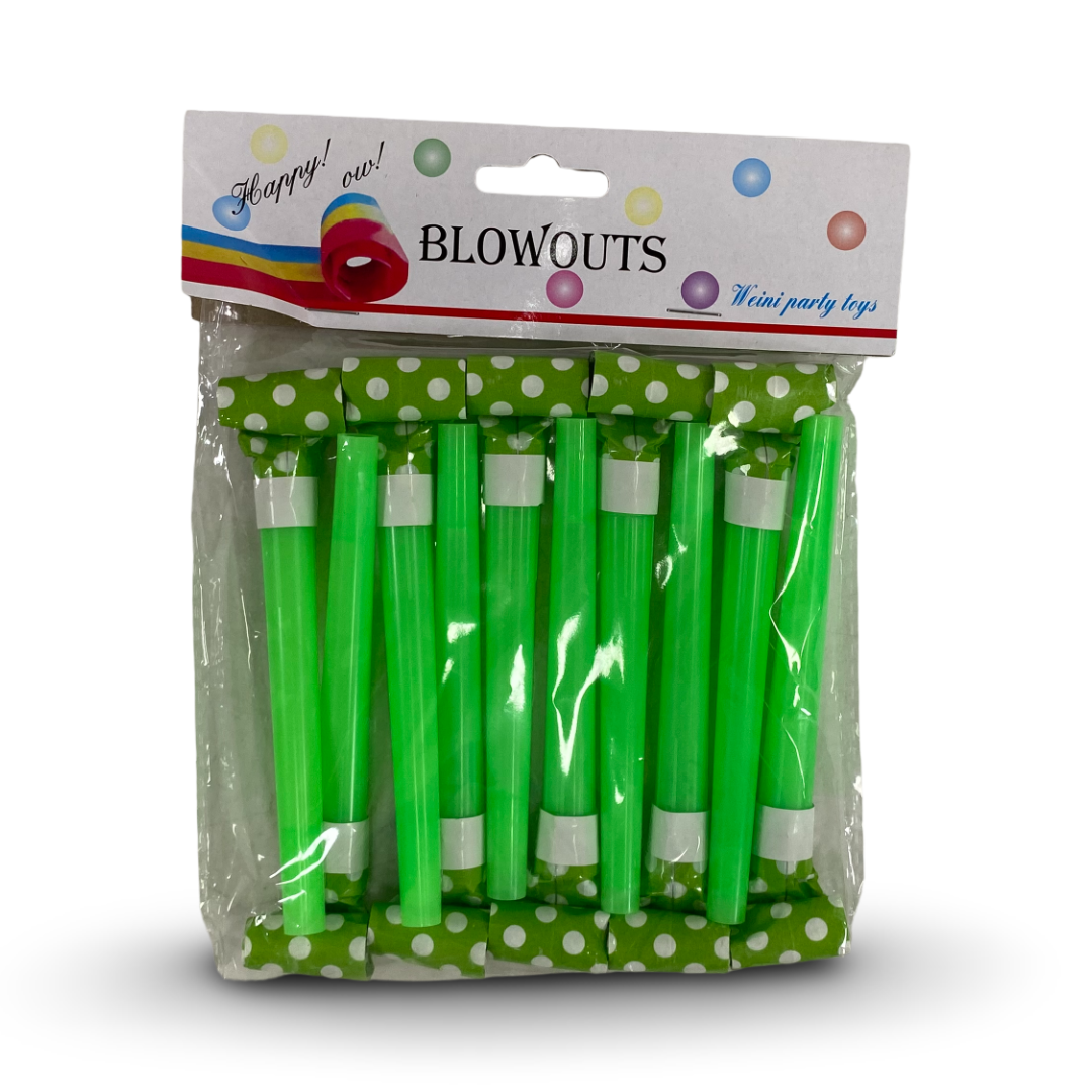 Polka-Dot Party Blowouts 10*1 – Green