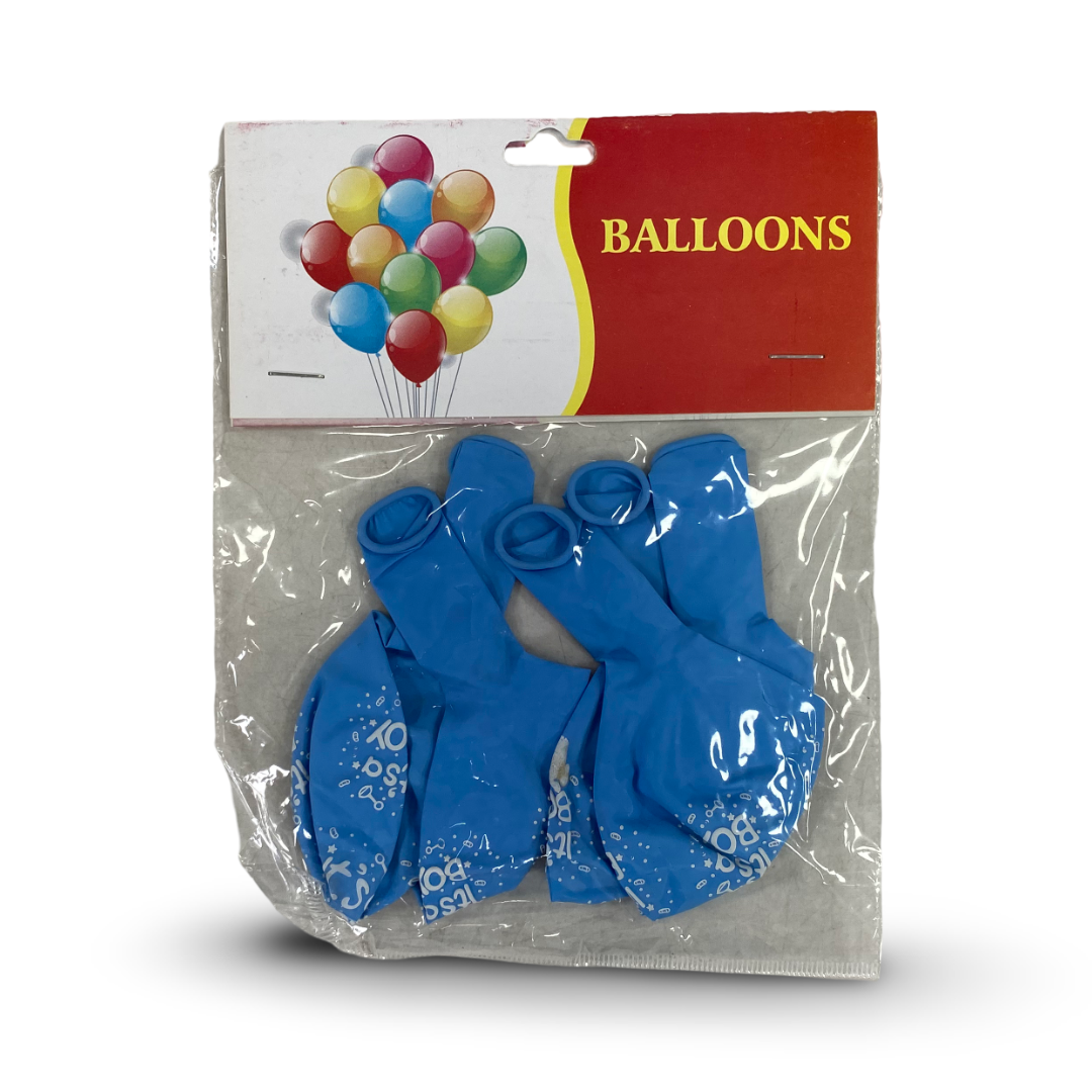 "It's a Boy" Party Balloons – Blue (6*1)