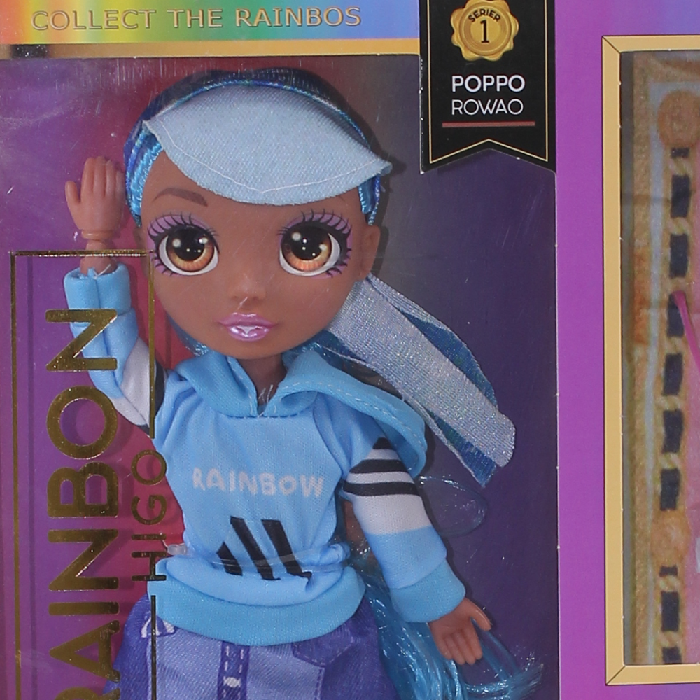 Rainbow High Bloom Fashion Doll – Blue with Bag
