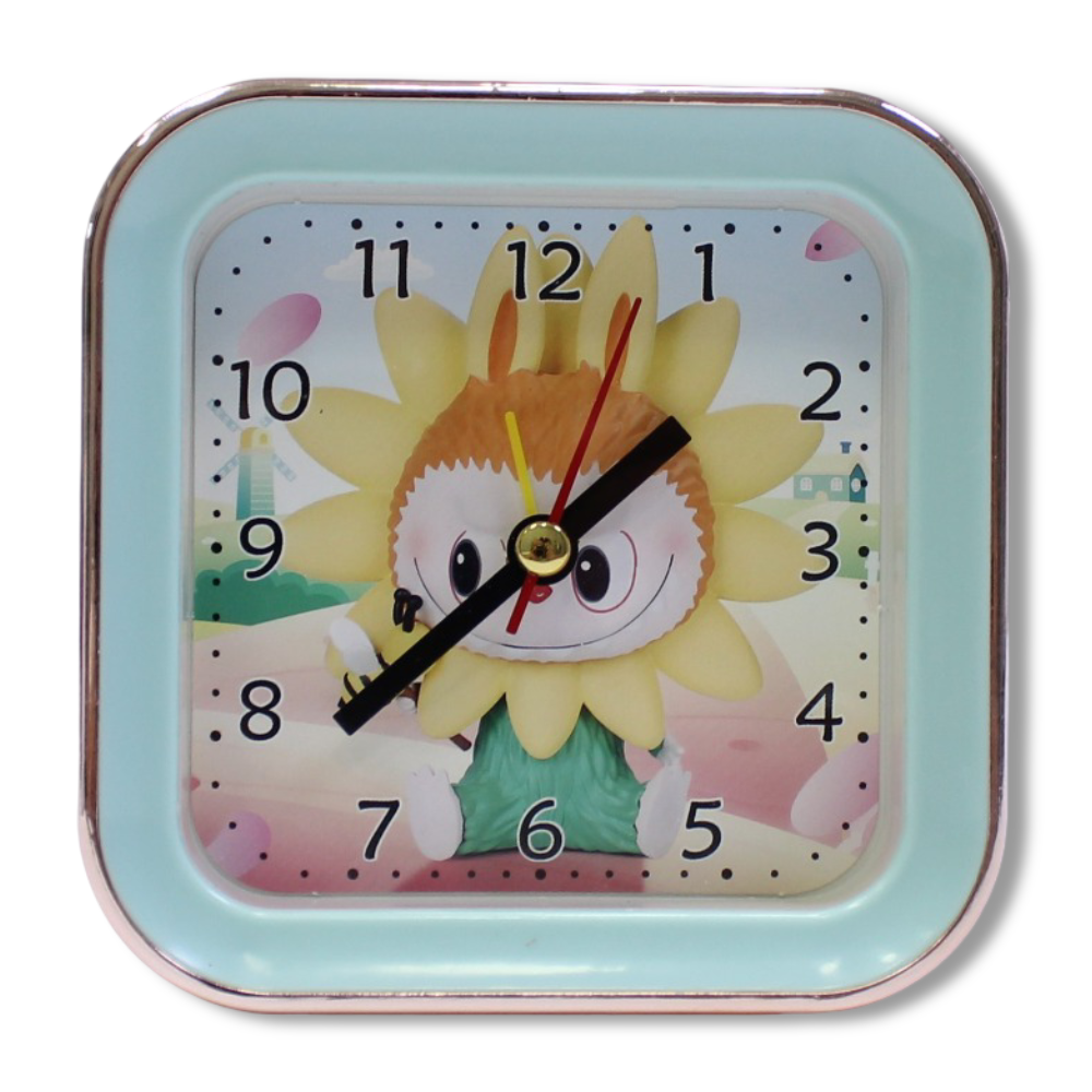 Labubu Square Alarm Clock – Mint
