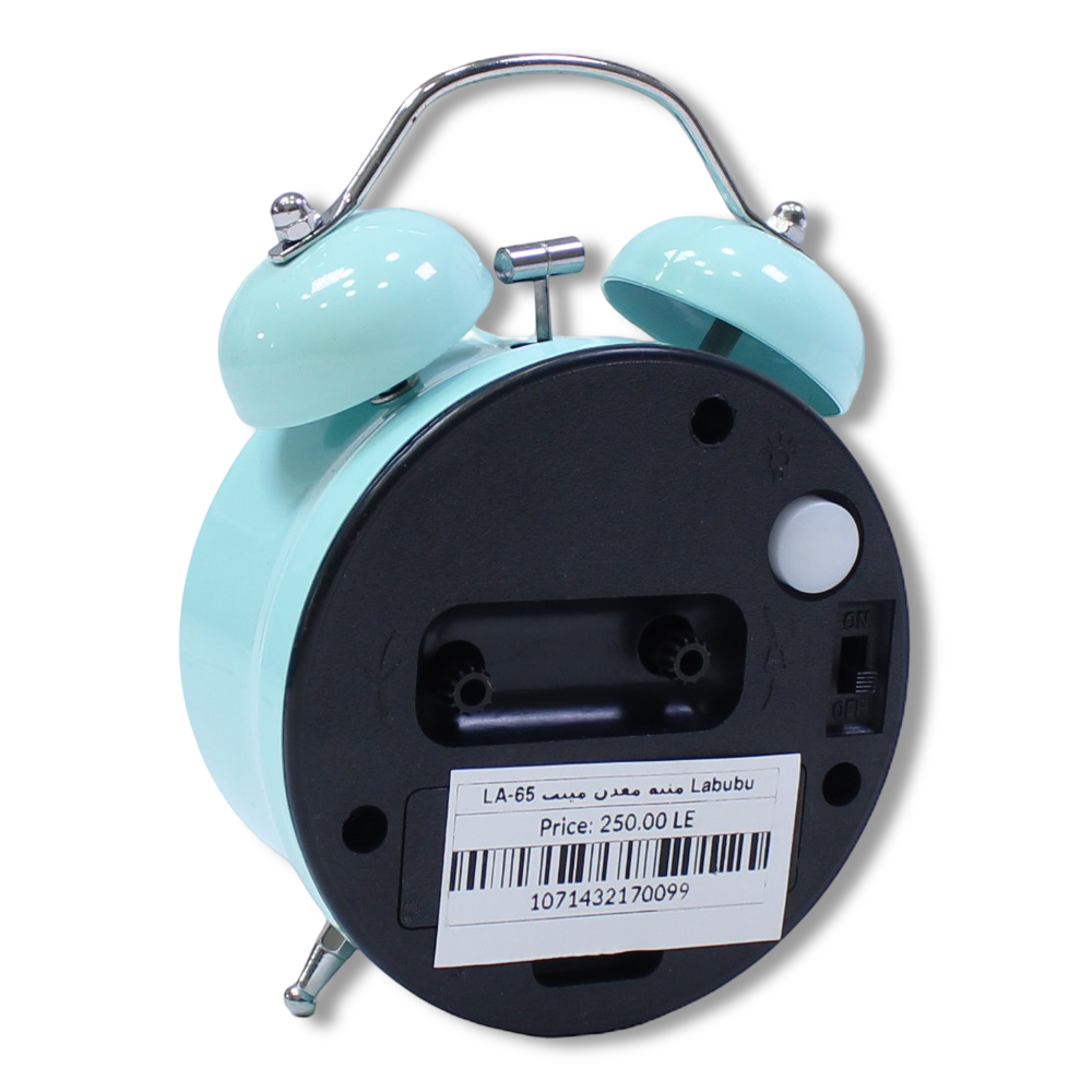 Labubu Metal Alarm Clock – Mint