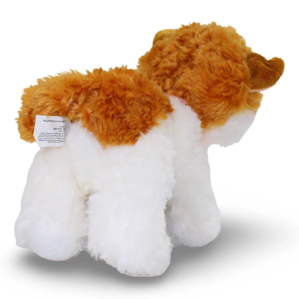 Light Brown & White Cat Plush Toy