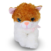 Light Brown & White Cat Plush Toy