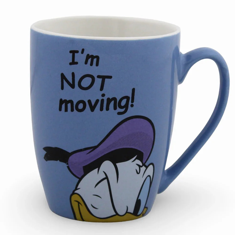 Porcelain Mug – Purple with Donald Duck Print