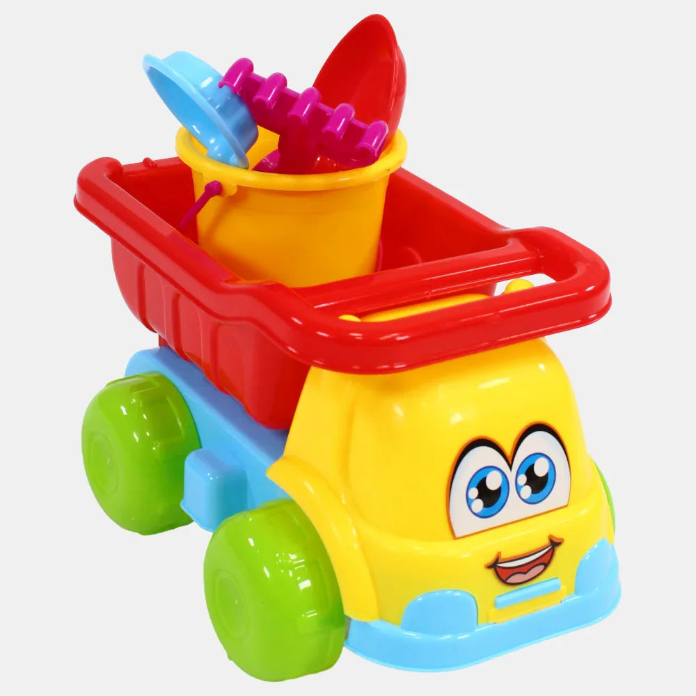 Beach Tipper Truck – Yellow & Red