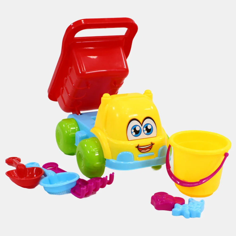 Beach Tipper Truck – Yellow & Red