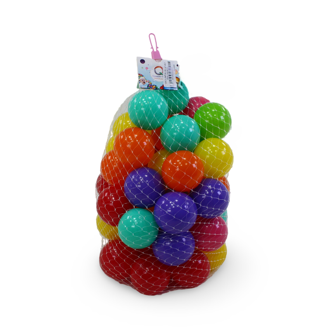 Colorful Plastic Balls – 50 Balls - Summer - OKO