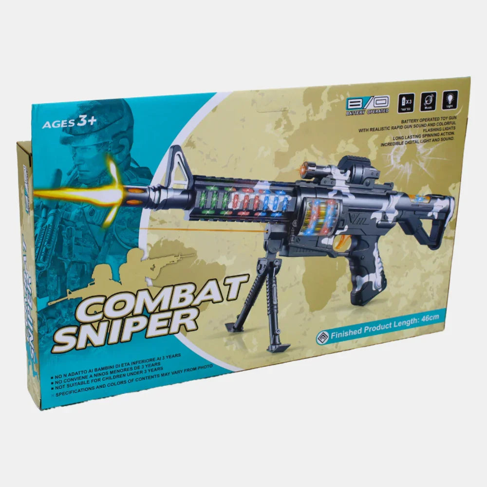 Combat Sniper Shooter Gun – Light & Sound