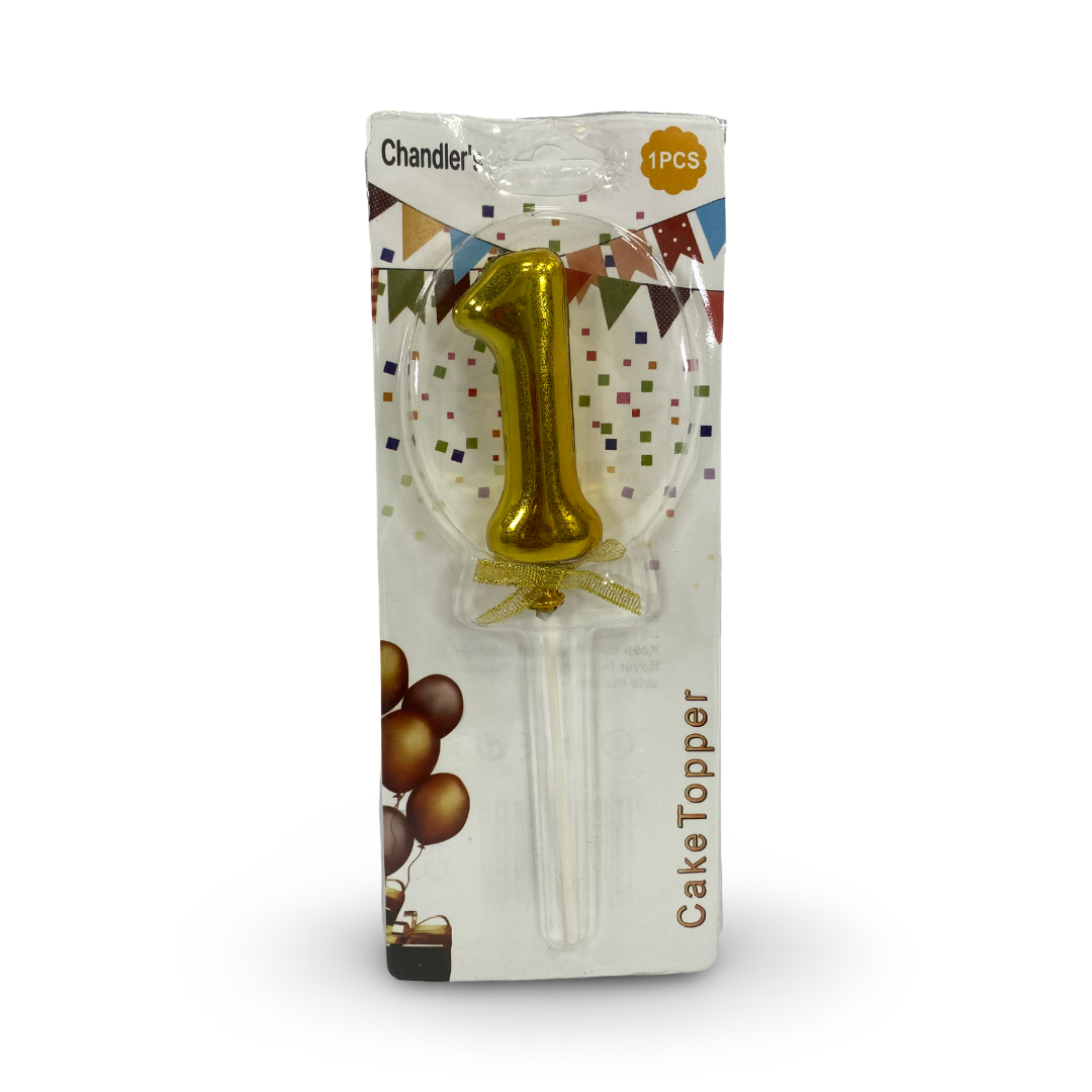 Vacuum Number Candle – Number 1