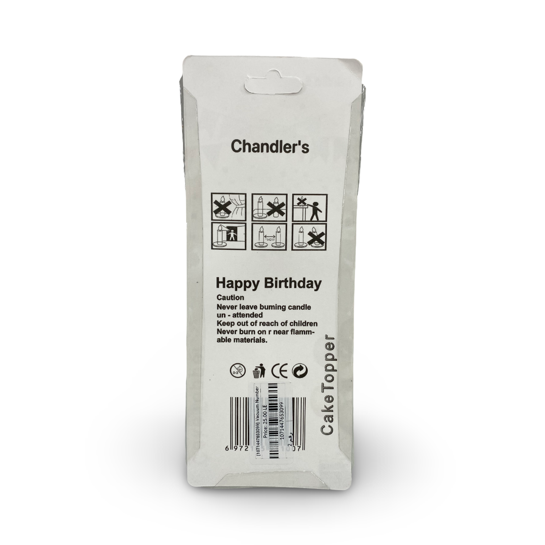 Vacuum Number Candle – Number 2