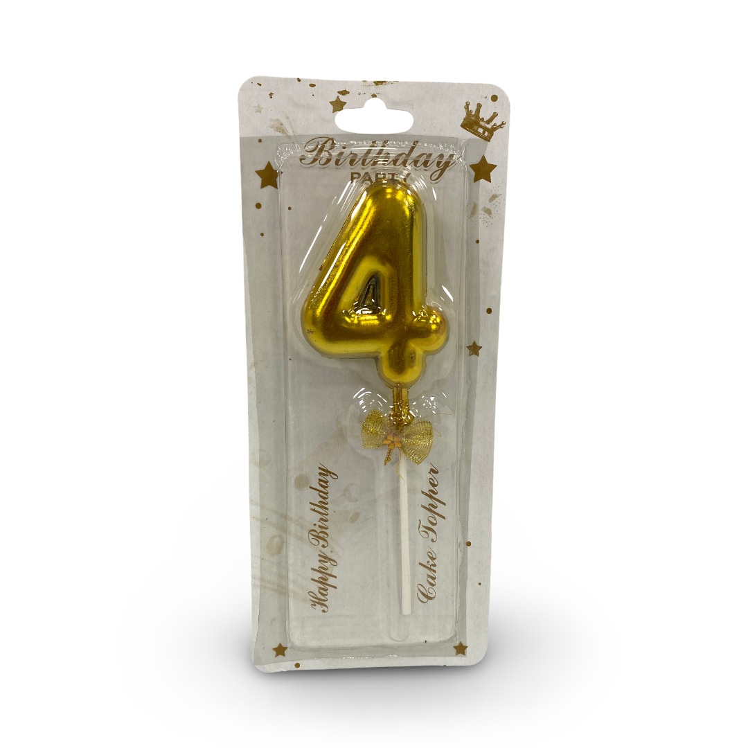 Vacuum Number Candle – Number 4