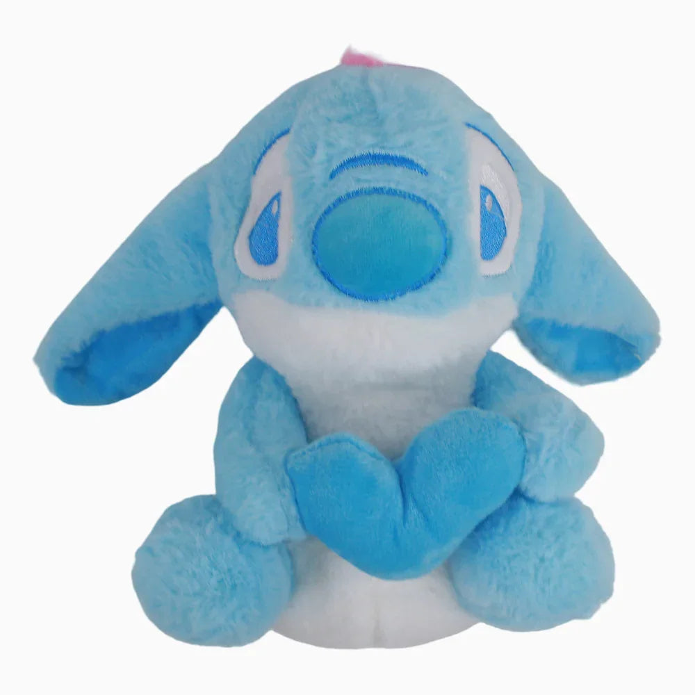 Stitch Plush Toy – Blue Cuddly Friend with a Small Heart