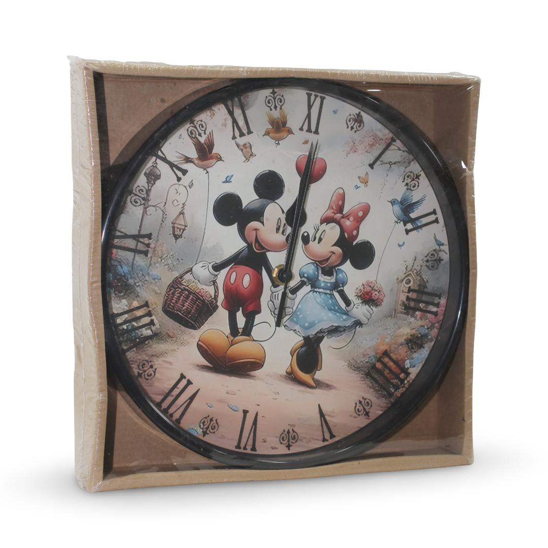 Mickey & Minnie Mouse Wall Clock