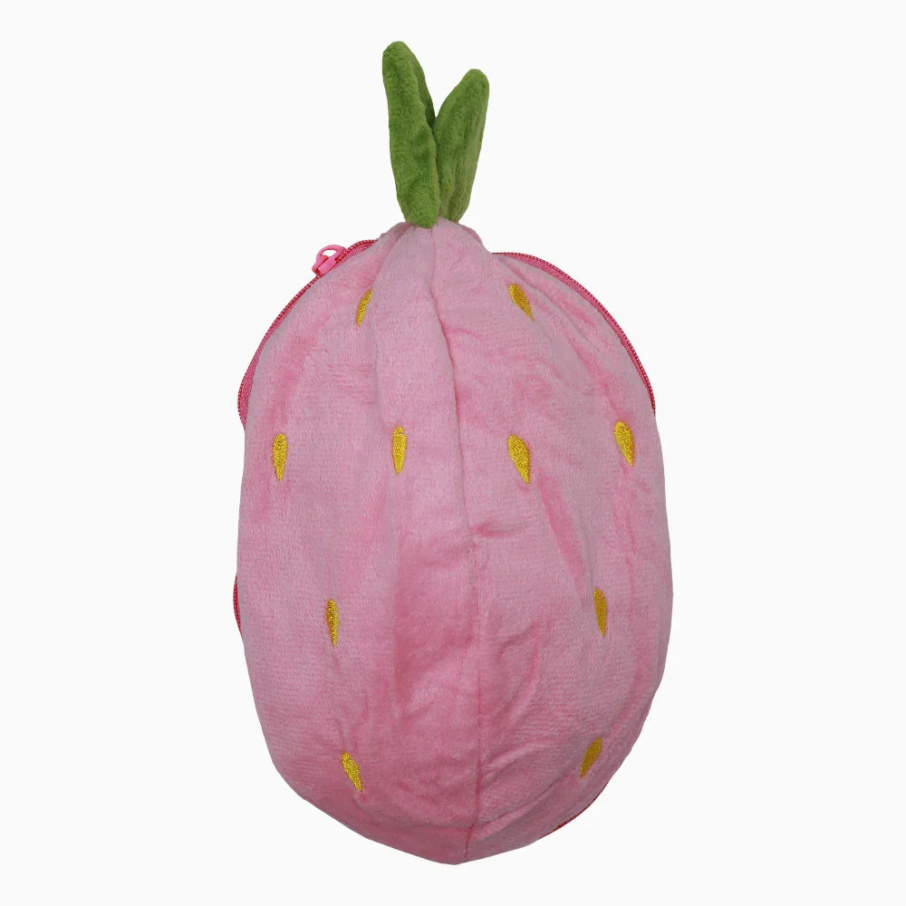 Bunny in a Strawberry Plush Toy with Zipper