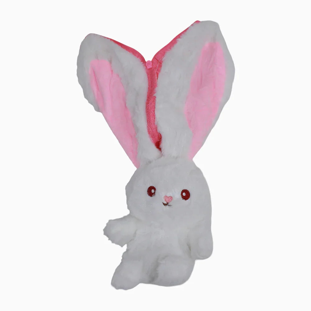 Bunny in a Strawberry Plush Toy with Zipper