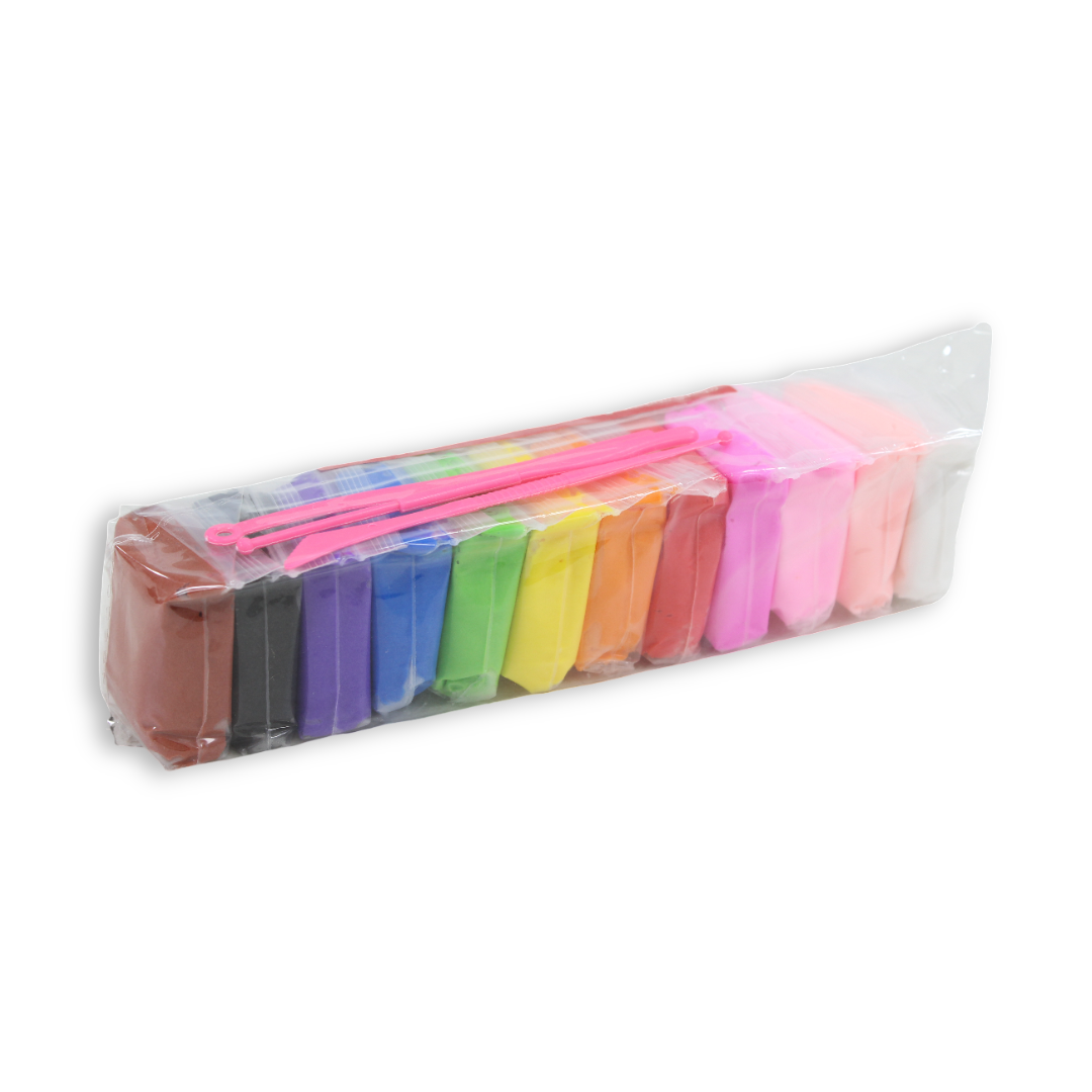 Kids Super Light Clay Set – 12 Colors