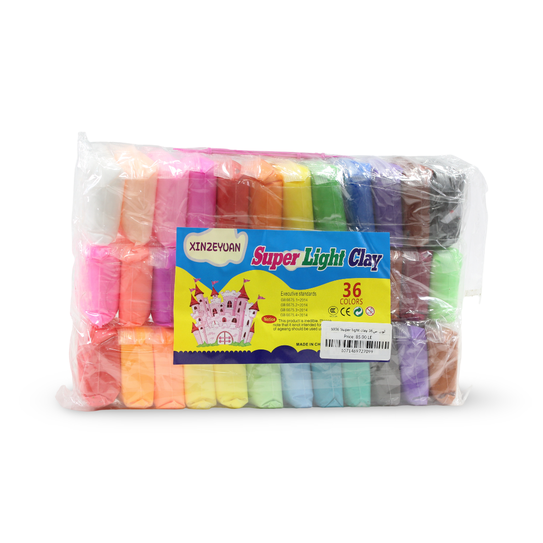 Xinzeyuan Super Light Clay 36-Colors Pack
