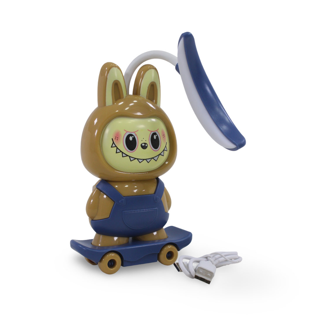 Labubu LED Night Light and Desk Lamp – Beige