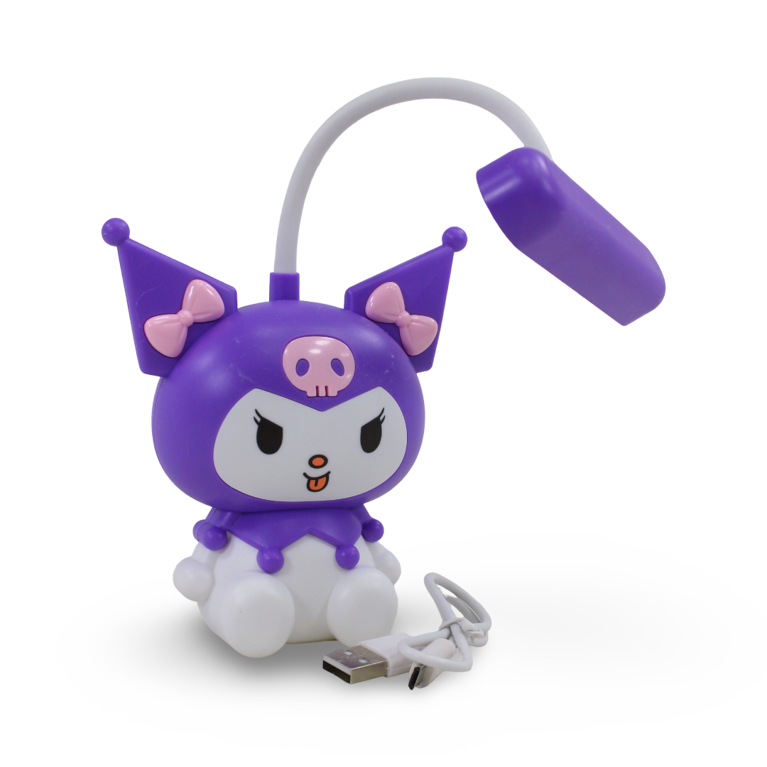 Kuromi LED Night Light and Desk Lamp – Purple
