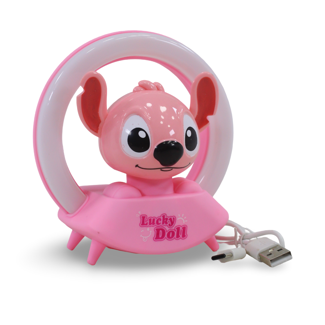 Stitch LED Night Light and Desk Lamp – Pink