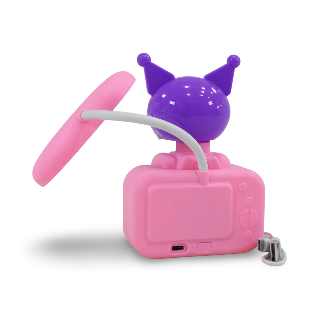Kuromi LED Night Light and Desk Lamp – Pink