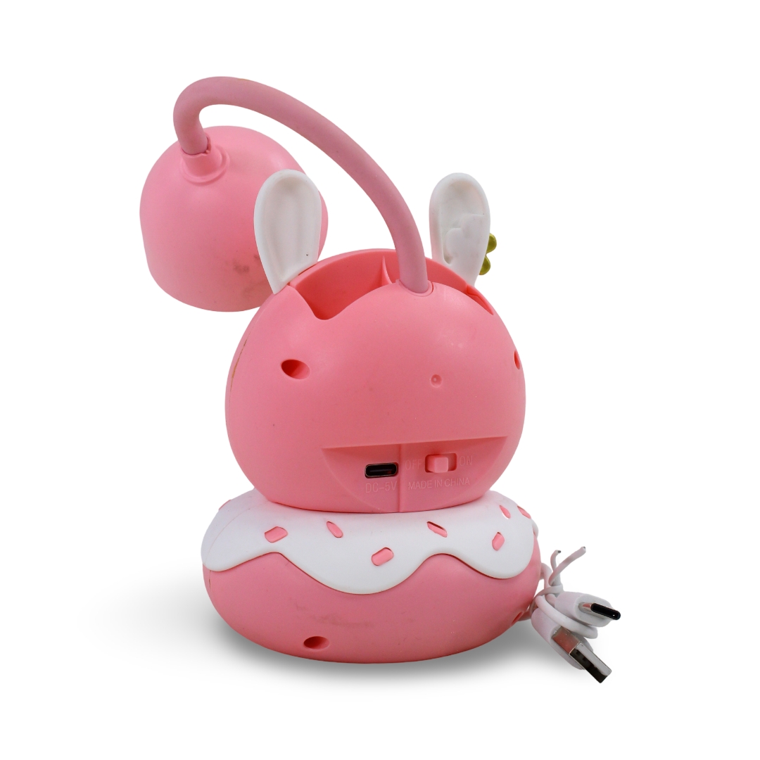 Labubu LED Night Light and Desk Lamp – Pink